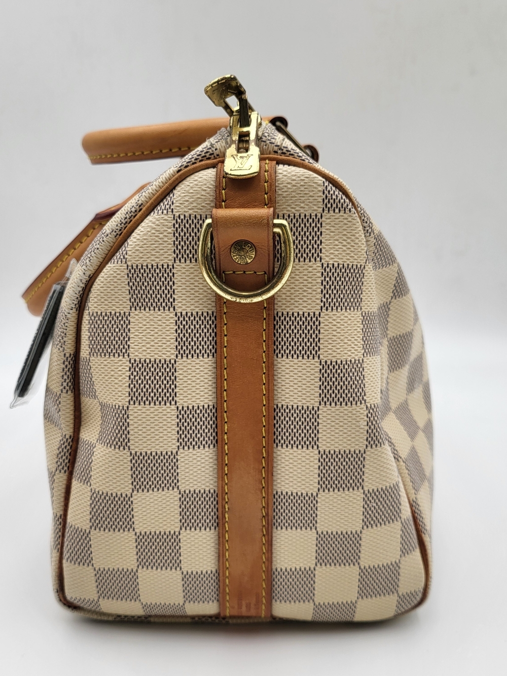 LOUIS VUITTON Damier Azur Speedy Bandouliere 25, Auth w/COA - Picture 5 of 16